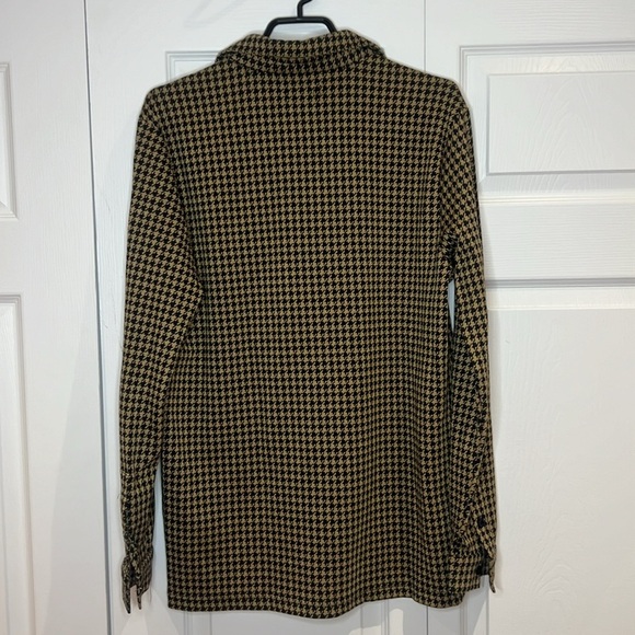MAN dogtooth houndstooth pattern casual shirt - Picture 4 of 4